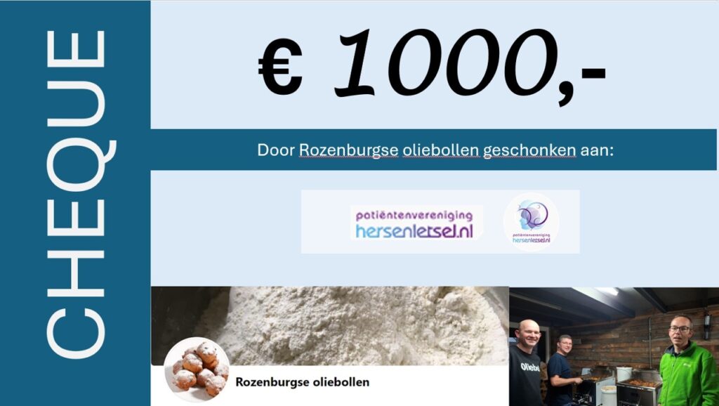 Cheque oliebollenactie